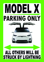 MODEL 3 PARKING ONLY